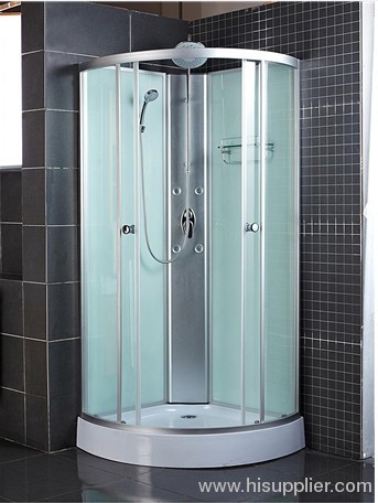 Aluminum panel shower cabin