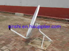 ku 60x65 offset satellite dish antenna