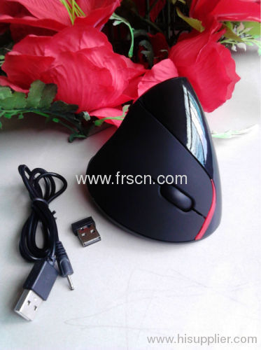 2.4g wireless vertical computer optical mouse