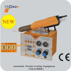 Automatic powder coating gun system