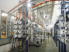 spray paint line, electrostatic powder coating system