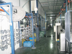 spray paint line, electrostatic powder coating system