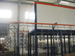 spray paint line, electrostatic powder coating system