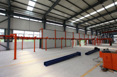 Continuous Painting Powder Coating Conveyor Line Equipment OEM