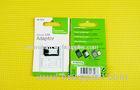 ABS Nano Micro SIM Card Adaptor , Mini Black Plastic 4FF To 3FF