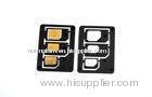 Micro And Nano 3 in 1 SIM Adapter With Black Plastic 4.9 x 3.9 cm