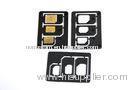 ABS Plastic Triple 3 in 1 SIM Adapter Nano And Micro For iPhone4S