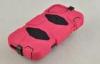 Military Survivor Cell Phone Case pink and black for iphone 5 With strap