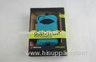 Waterproof Cell Phone Survivor Case for ipod touch 4 black and blue silicone