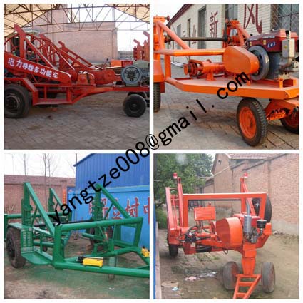 cable drum table, new type Cable Conductor Drum Carrier,Drum Trailer
