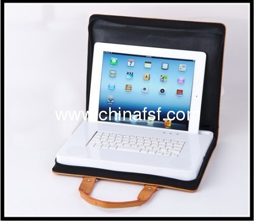 Pu material for portable multifunctional tablet handbag