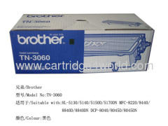 High Quality energy saving environmentally friendly Brother TN-3060 Toner Cartridge