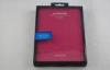 Unique wallet leather protective cover for Ipad Mini Hard Shell Case Red