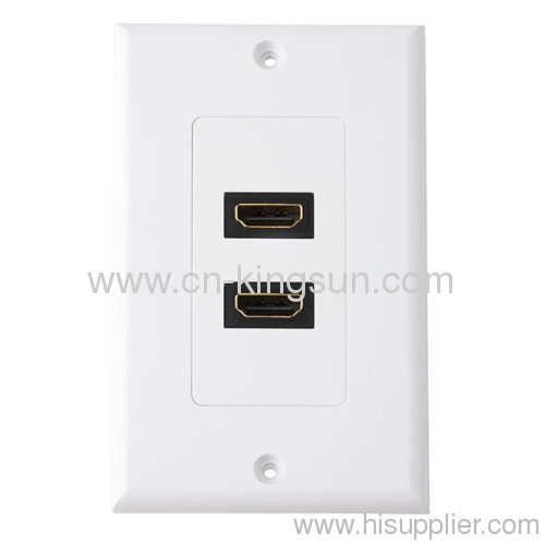 AUDIO/VIDEO WALL PLATE