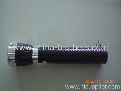 Black version led torch for bangladesh and india market