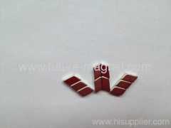 Nickel plated parallelogram magnet piece