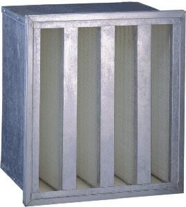 V-Bank Filter for Central Air Ventilation System