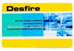 13.56MHz HF RFID DesFire 4K/8K smart card