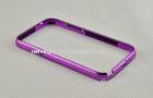 Samsung galaxy note 2 aluminum bumper case purple metal frame hard cover