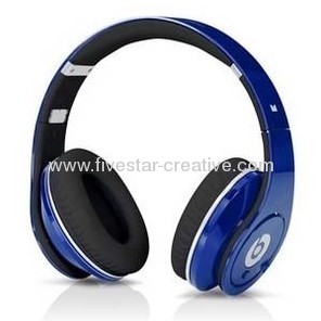 Beats High Definition Sapphire Blue Powered Headphones