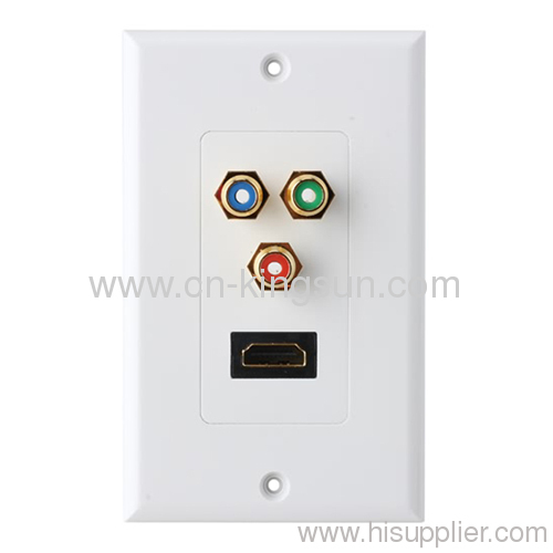 Audio/Video Wall Plate