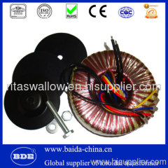 single phase toroidal electrical transformer