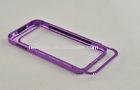 Blade aluminum bumper case for galaxy s4 , purple metal frame samsung cell phone cases