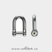 Small stainless steel shackles