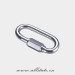 D shape stainless steel shackle