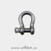 D shape galvanized screw shackle