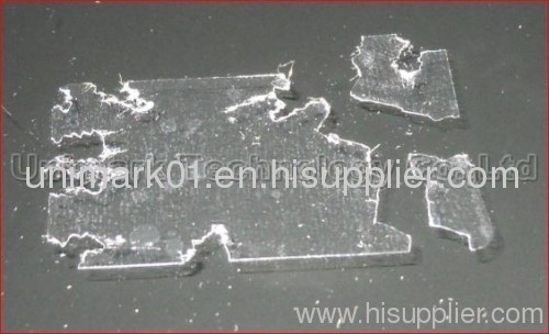 Transparent Destructible Vinyl Materials