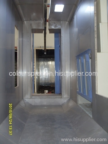 powder coating spray cabinet