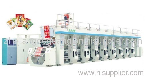 High Speed Rotogravure Printing Machine