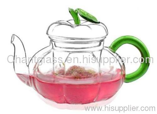 Hand-blown Pyrex Borosilicate Glass Teapots