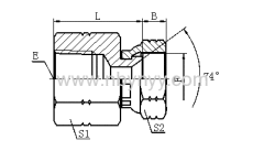 FEMALE HYDRAULIC ADAPTERS PIPE FITTINGS HOSE COUPLING CONNECTORS