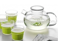 Pyrex Borosilicate Glass Teaware Set