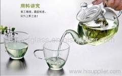 Heat-resistant Borosilicate Glass Teaware Set
