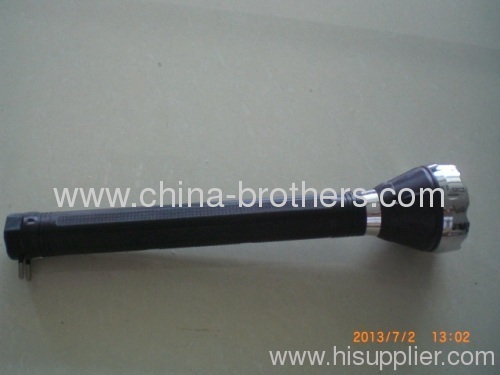 1W 34cm long led flashlight plastic rechargeable torch light