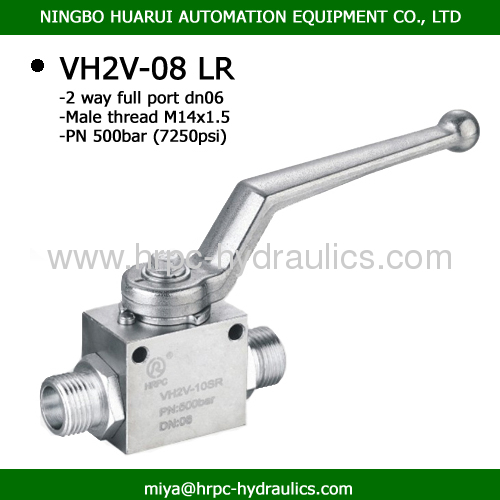 VH2V full port high pressure ball valves