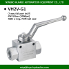 high pressure bsp female thread full port hydraulic 2 way Ball valve cf8m 1000 wog