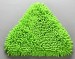 Microfiber triangle flat floor mop