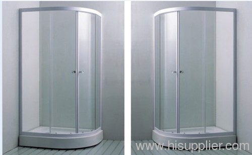 80*100*195 shower enclosure withaluminum frame and ABS tray