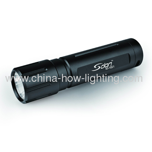 2013 Promotional Cree LED Torch Aluminium Material 3*AAA Battery with Logo