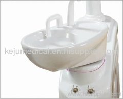 Promotional CE approved dental chair unit with top-mounted tool tray