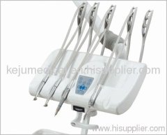 Promotional CE approved dental chair unit with top-mounted tool tray