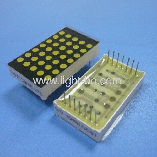 Ultra white 1.54" 3mm 5 x 7 dot matrix led display Widely used for lift position indicators