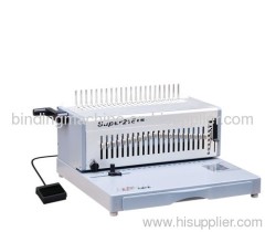 full punch pins comb binding machine