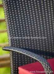 Patio rattan furniture wicker dining table and chairs