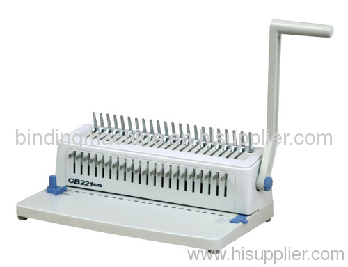 manual plastic comb binding machine