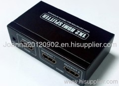 Audio & Video 1 x 2 distributor Amplifier 1080P HDMI Splitter 2 port